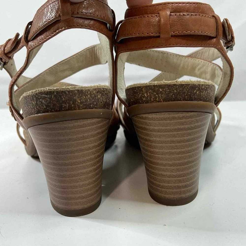 Abeo "Biana" Tan Leather Strappy Comfort Sandals … - image 3