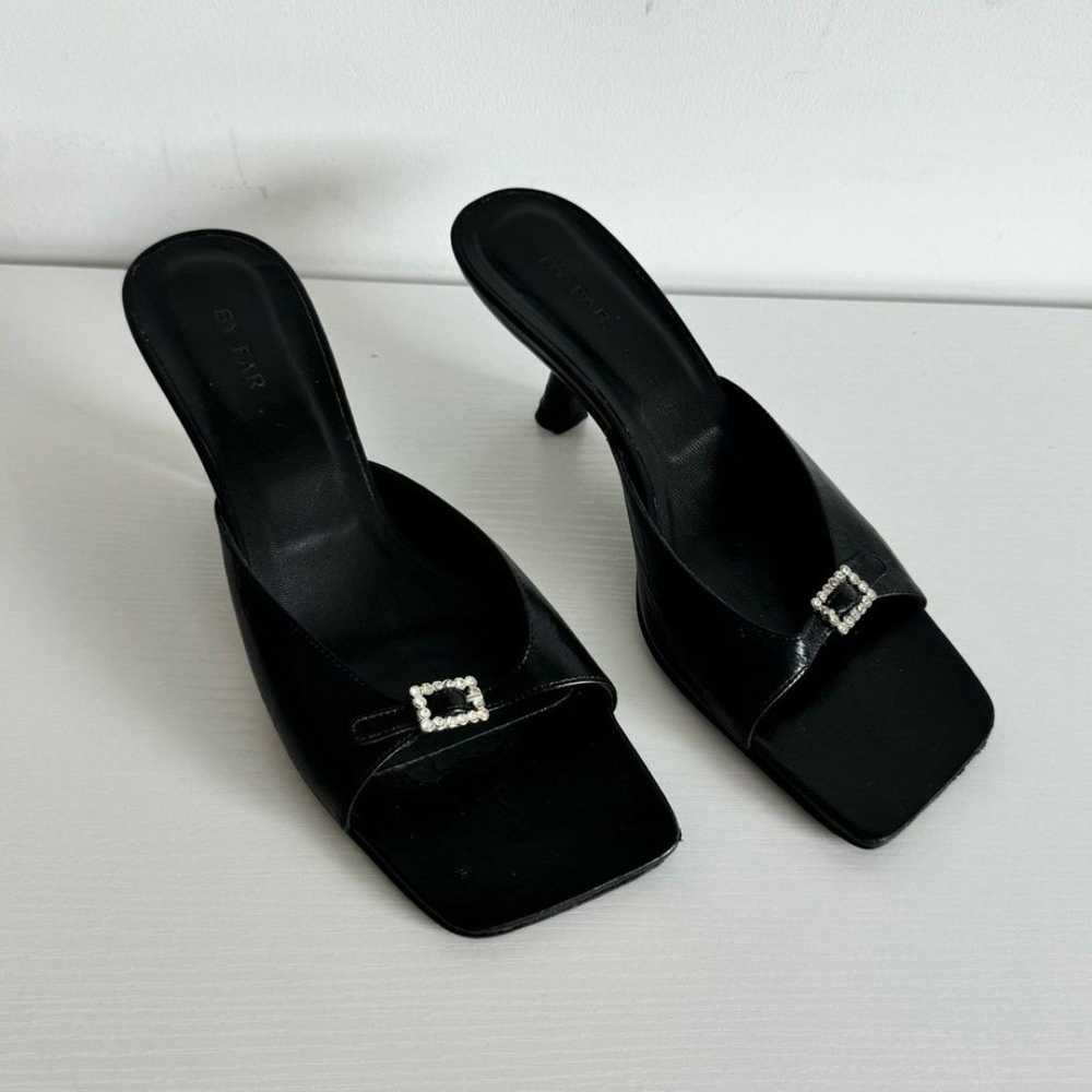 By Far 38 8 Erin Black Buckle Embellished Glossed… - image 10