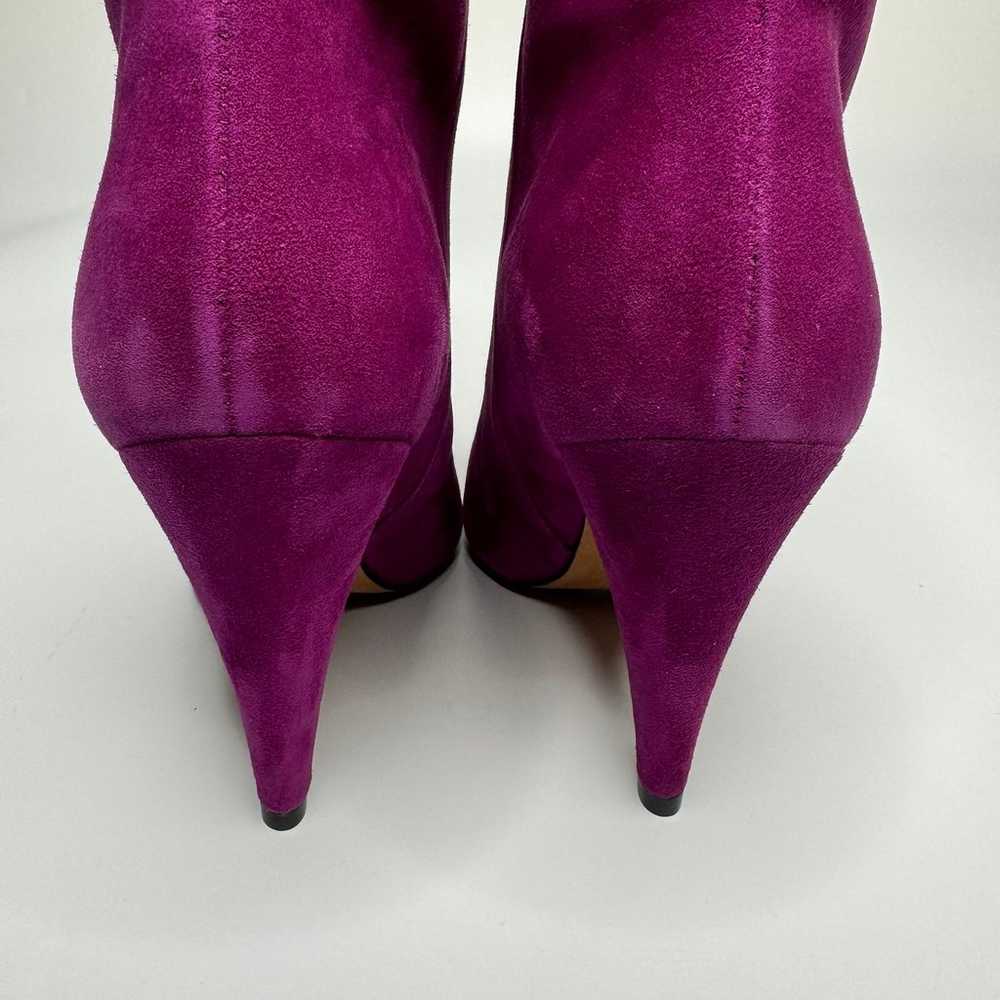 IRO Size US 5.5 Women’s High Heel Boots Purple Su… - image 4