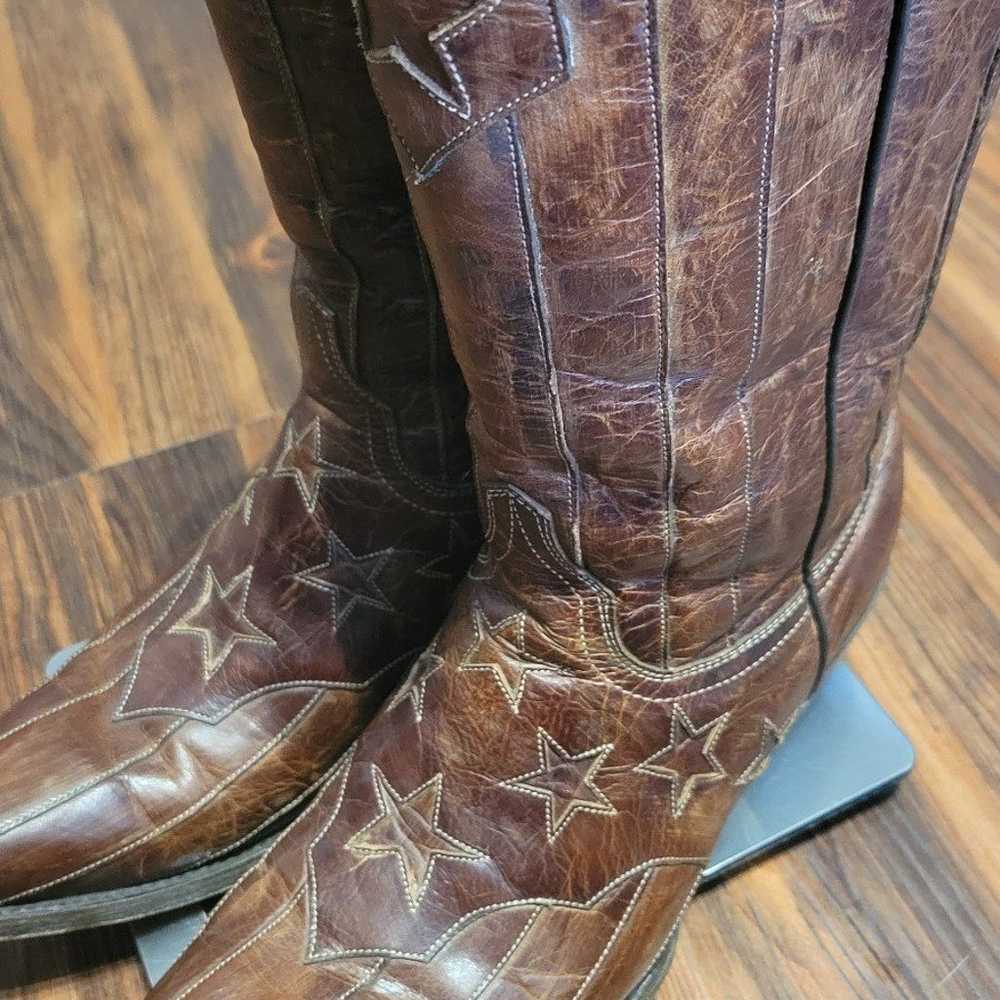 womens cowboy boots size 10 - image 4