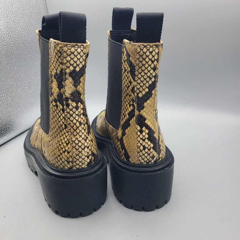 TORY BURCH Chelsea women boots snake embossed lea… - image 6