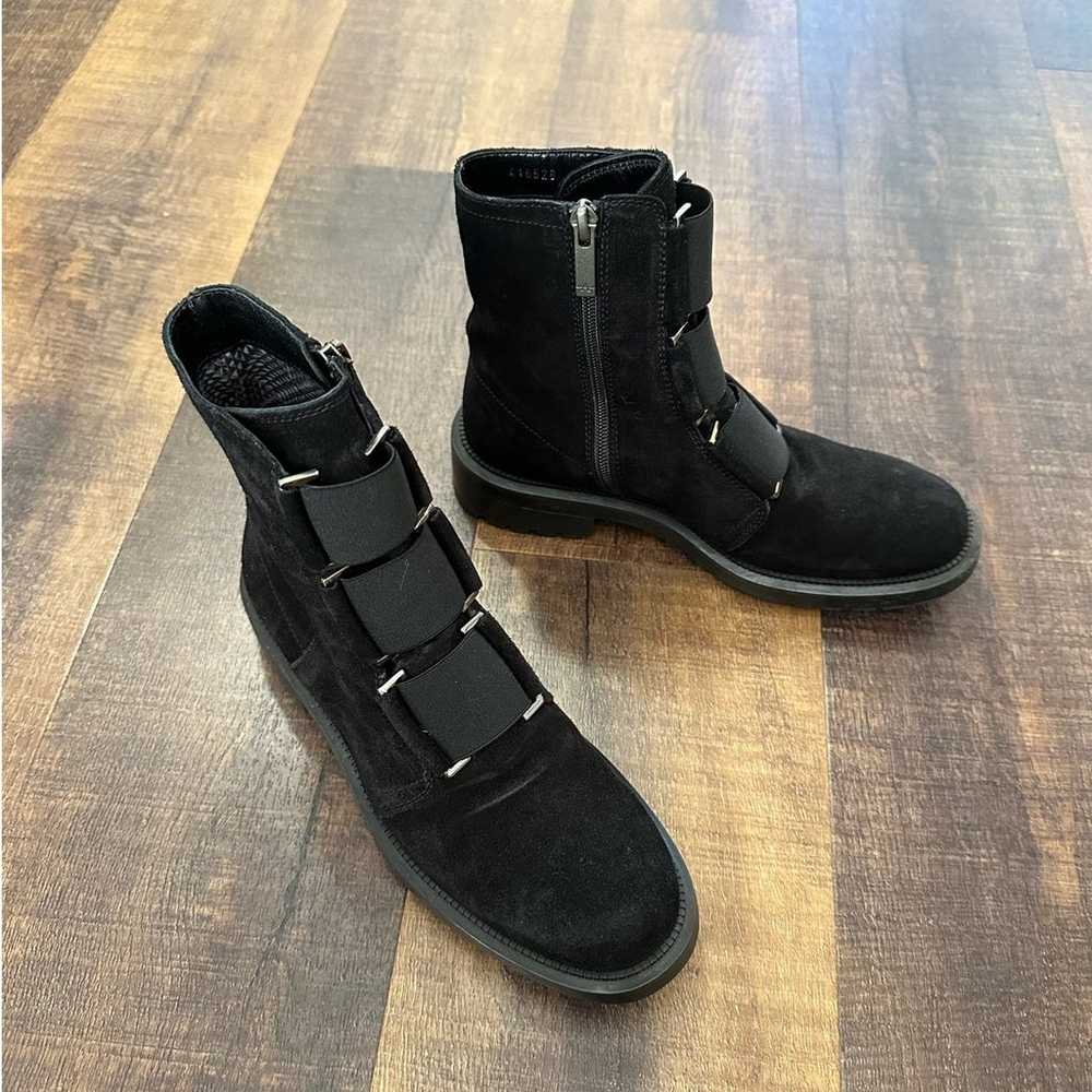 Aquatalia Liv Weatherproof Suede Booties in Black… - image 7