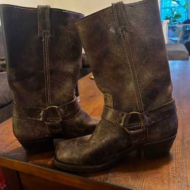 Frye harness boots