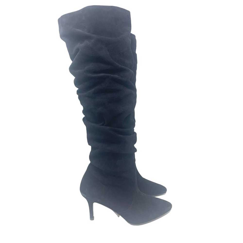 Stuart Weitzman Lafayette Women's Black Suede Tal… - image 2