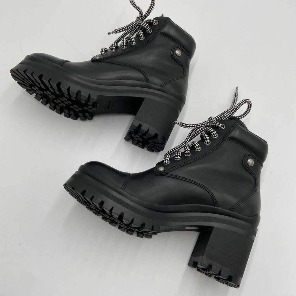 ♪Miu Miu short boots, size 34, black, lace-up boo… - image 6