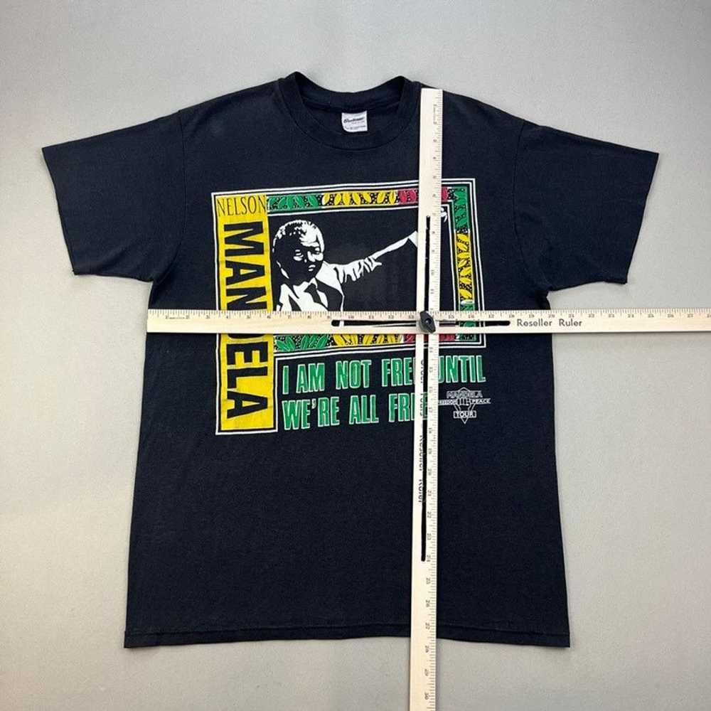 Made In Usa × Vintage Vintage Nelson Mandela T-Sh… - image 9