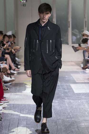 Yohji Yamamoto YYPH SS18-Runway Buckle-Collar Shir