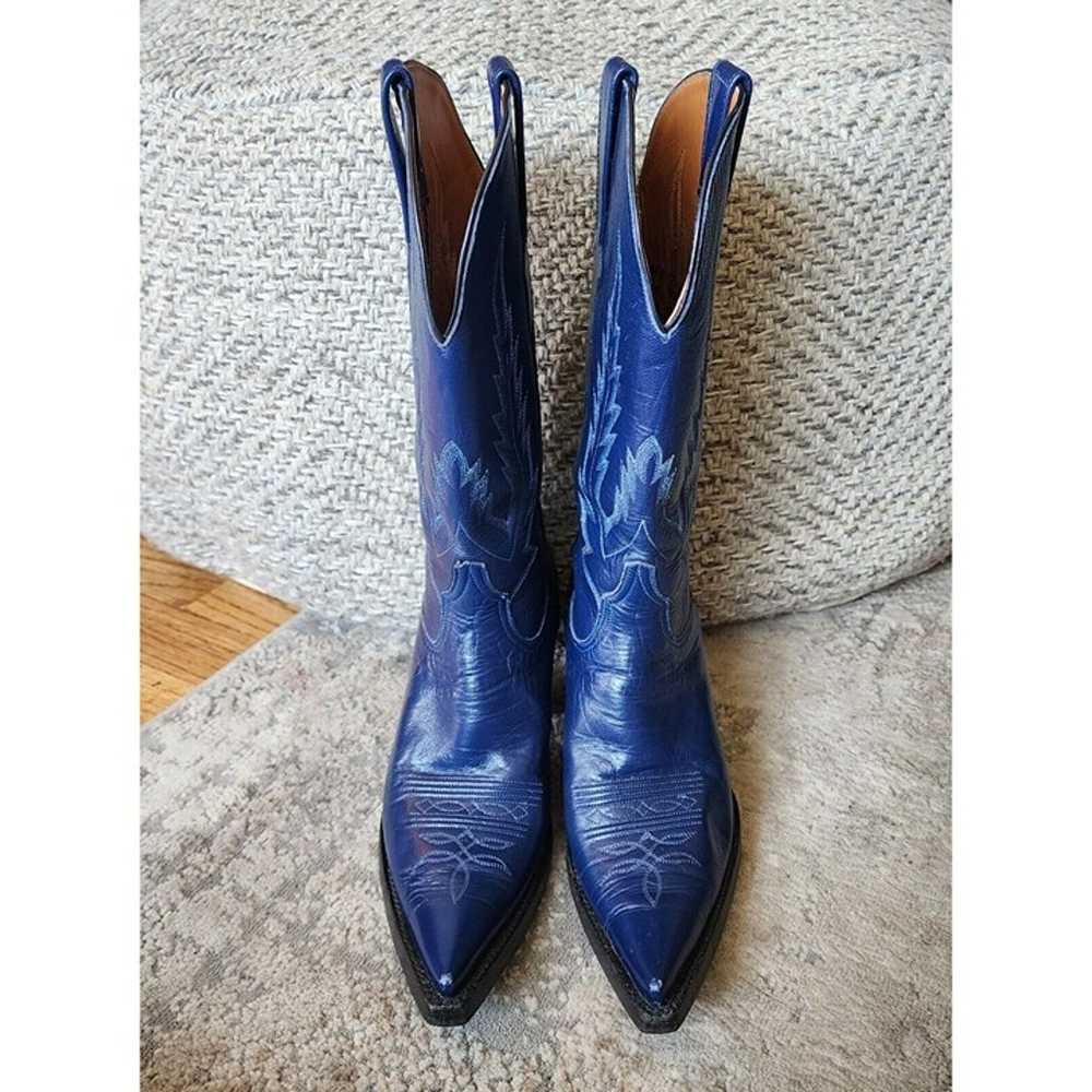 Women's Western Black Jack 7 B Cowboy Blue Boots … - image 4