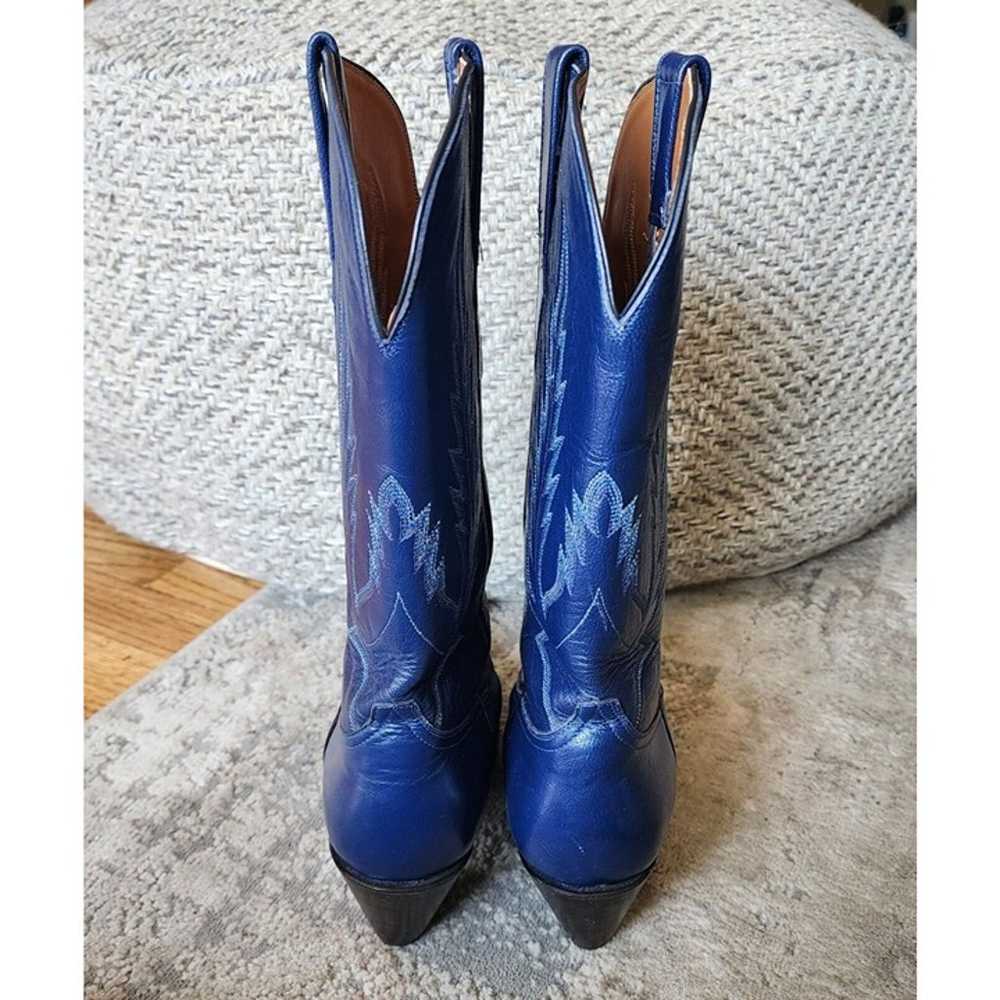 Women's Western Black Jack 7 B Cowboy Blue Boots … - image 8