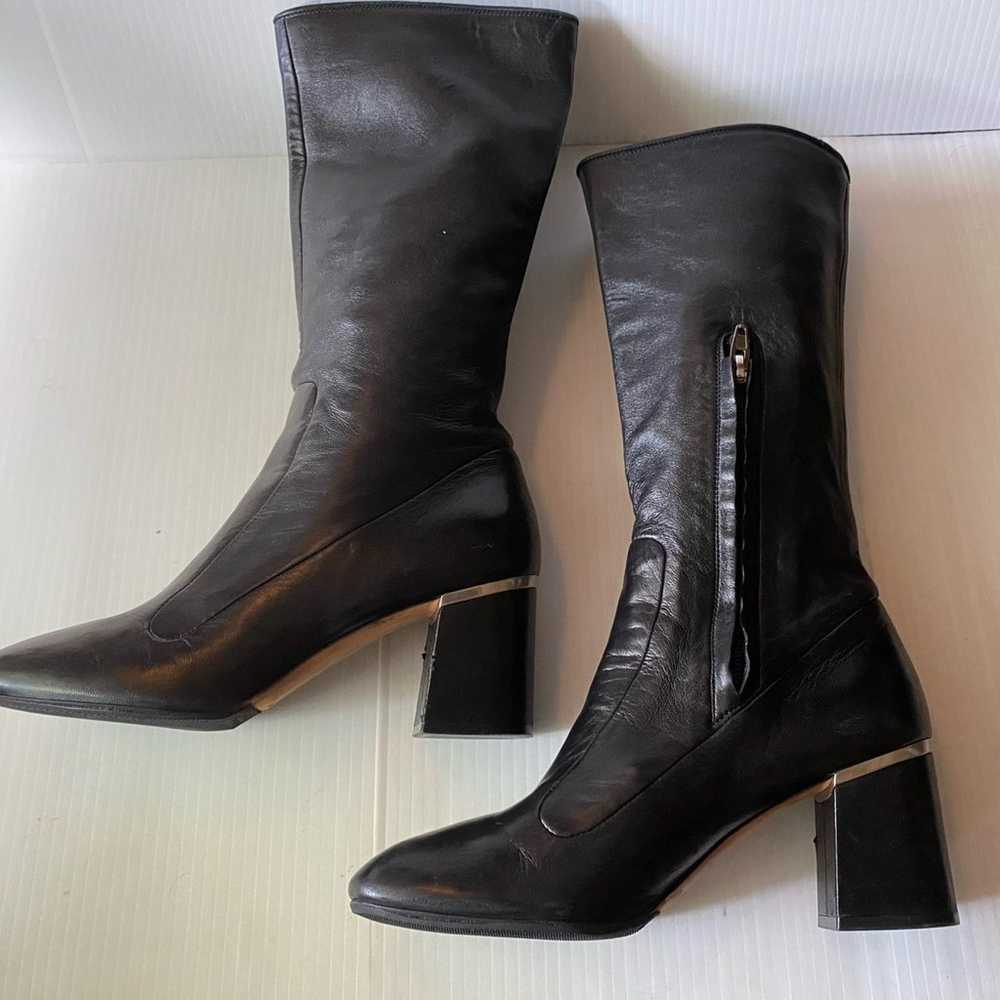 Celine Leather Calf Boots - image 6