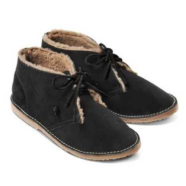 Beek Penguin Shearling-Lined Booties, Black - image 1