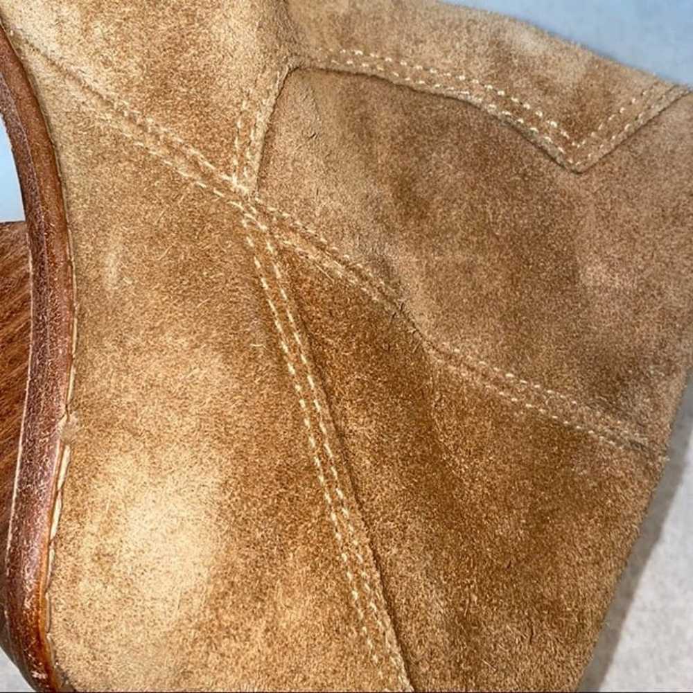 Michael Kors Brown Suede Leather Fashion Boots Si… - image 10