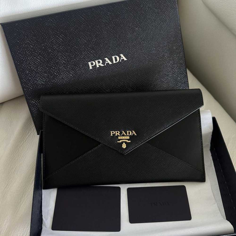 Prada Leather clutch bag - image 2