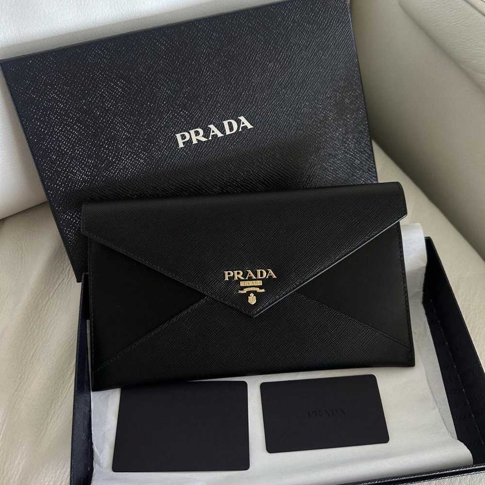 Prada Leather clutch bag - image 3