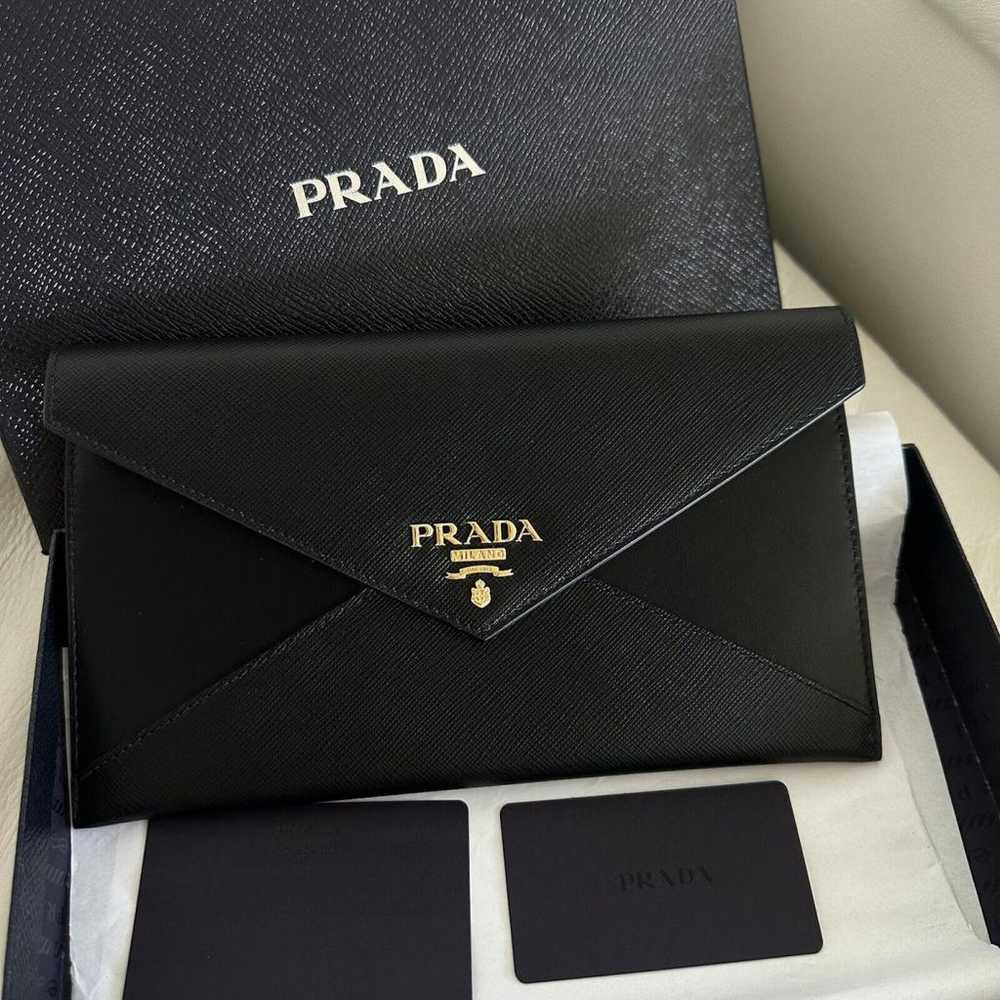 Prada Leather clutch bag - image 4