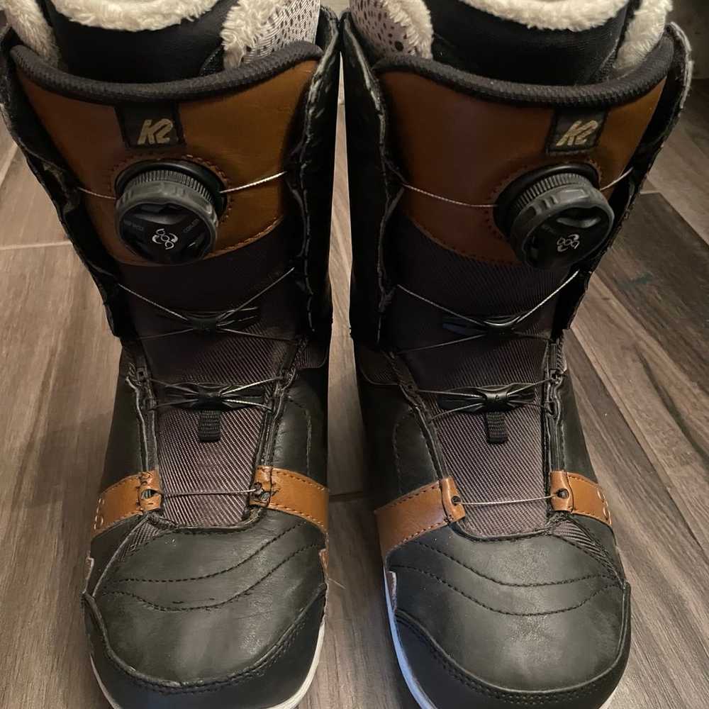 Women’s K2 Contour snowboard boots size 6.5 - image 2