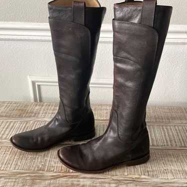 Frye Paige Leather Tall Riding Boots