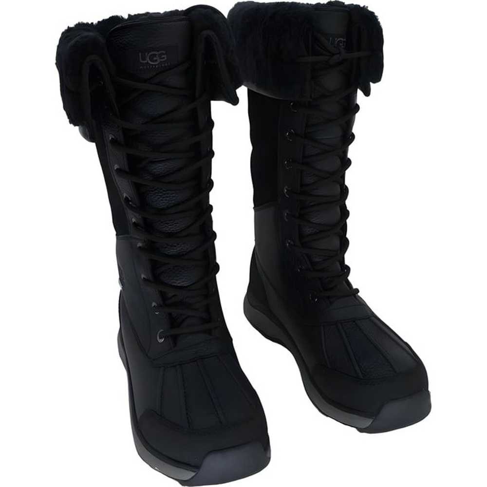 UGG Women's Adirondack Tall Black Boots, Size 8 -… - image 1