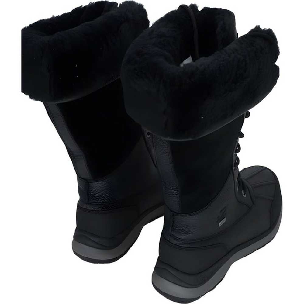 UGG Women's Adirondack Tall Black Boots, Size 8 -… - image 3