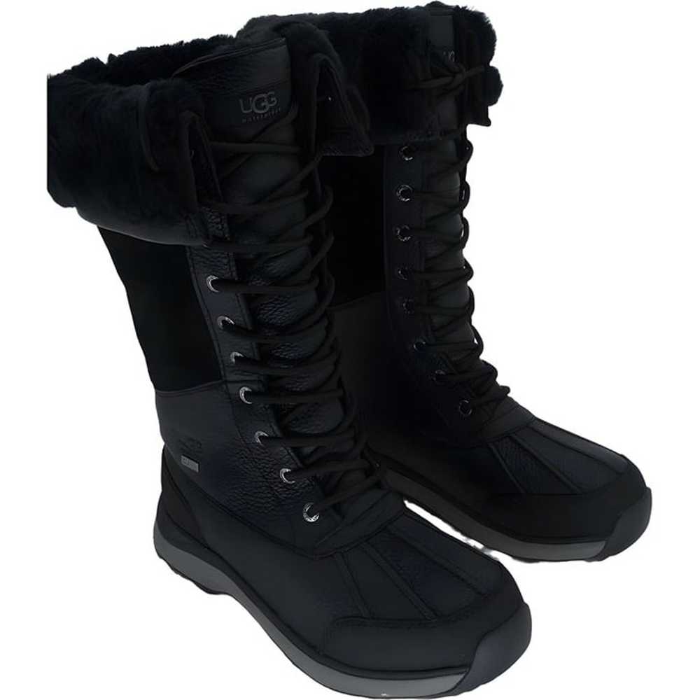 UGG Women's Adirondack Tall Black Boots, Size 8 -… - image 4