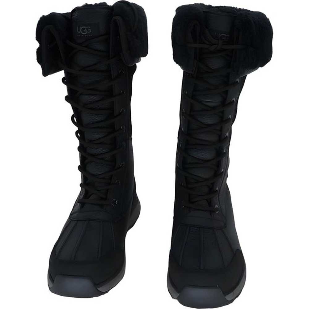 UGG Women's Adirondack Tall Black Boots, Size 8 -… - image 5