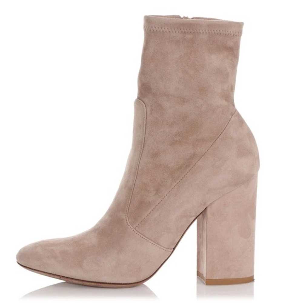 Valentino Garavani Ankle Sock Boots Beige Chunky … - image 1