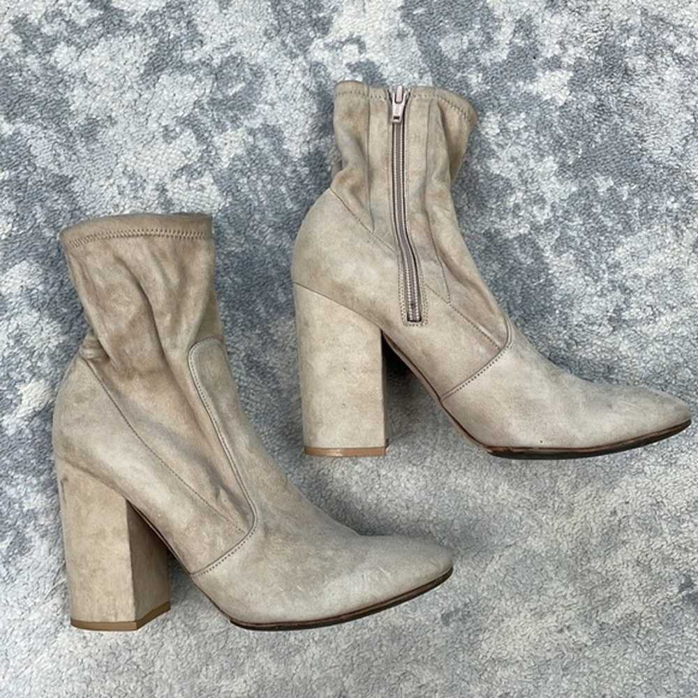 Valentino Garavani Ankle Sock Boots Beige Chunky … - image 3