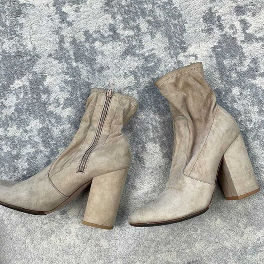 Valentino Garavani Ankle Sock Boots Beige Chunky … - image 4