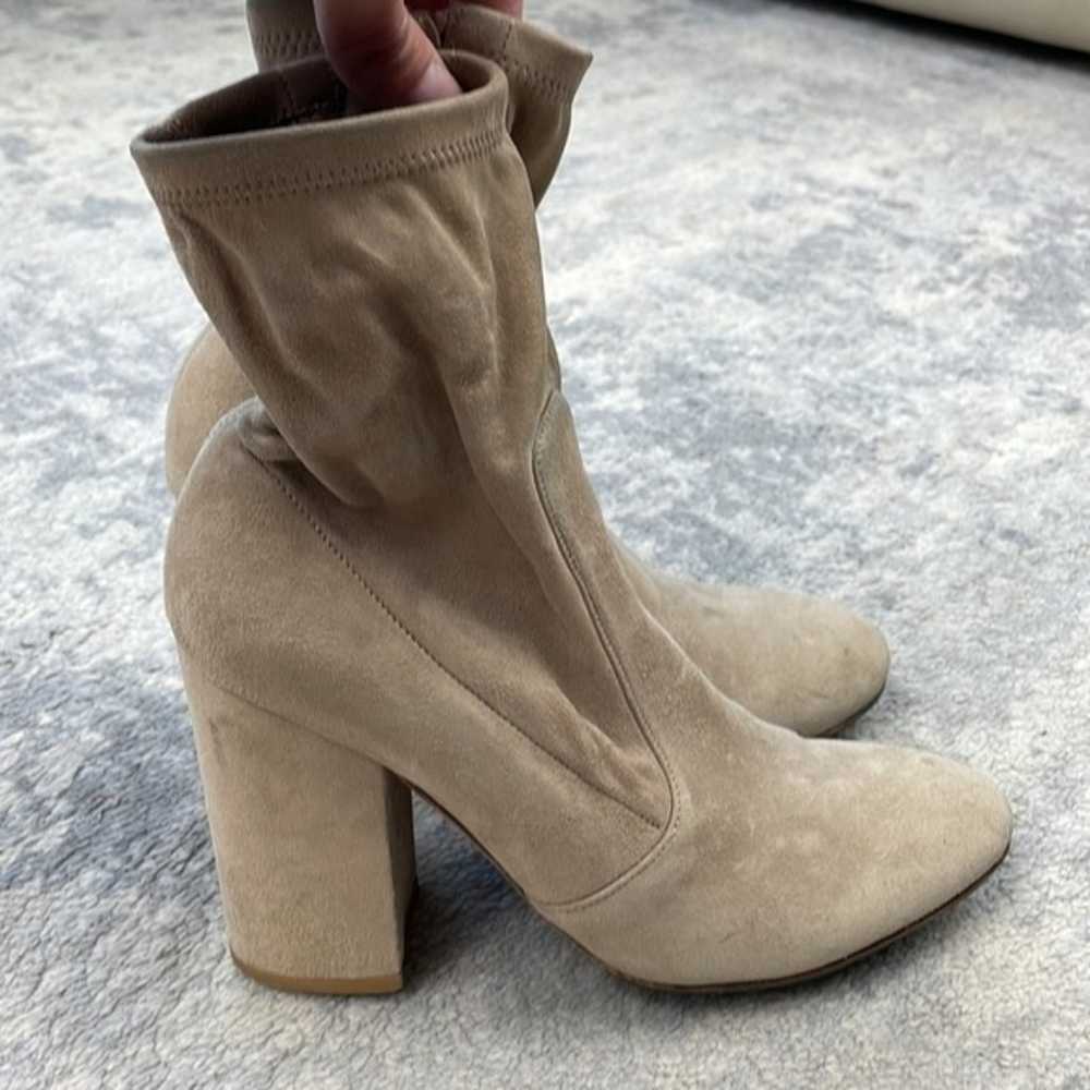 Valentino Garavani Ankle Sock Boots Beige Chunky … - image 7