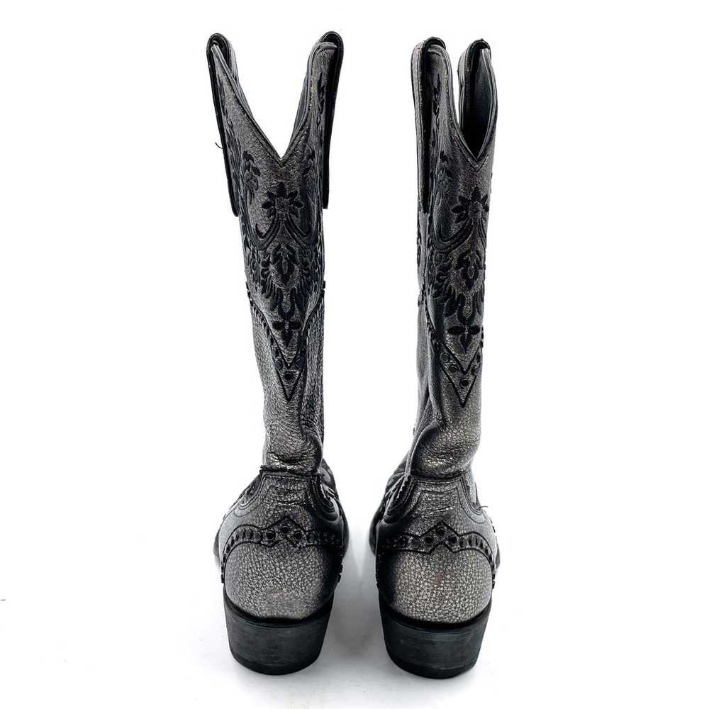 Old Gringo Winston Boots Silver Metallic Embroide… - image 6