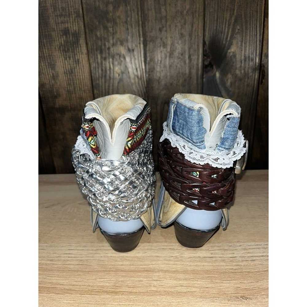 Upcycled OOAK Justin Western Boots Custom Gypsy B… - image 3