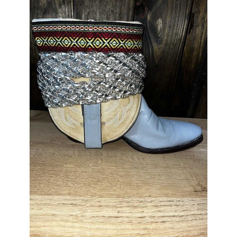 Upcycled OOAK Justin Western Boots Custom Gypsy B… - image 6