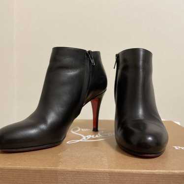 Christian Louboutin BELLE85 Bootie Black Size 34 - image 1