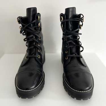 Stuart Weitzman 'Lexy' Leather Combat Boots