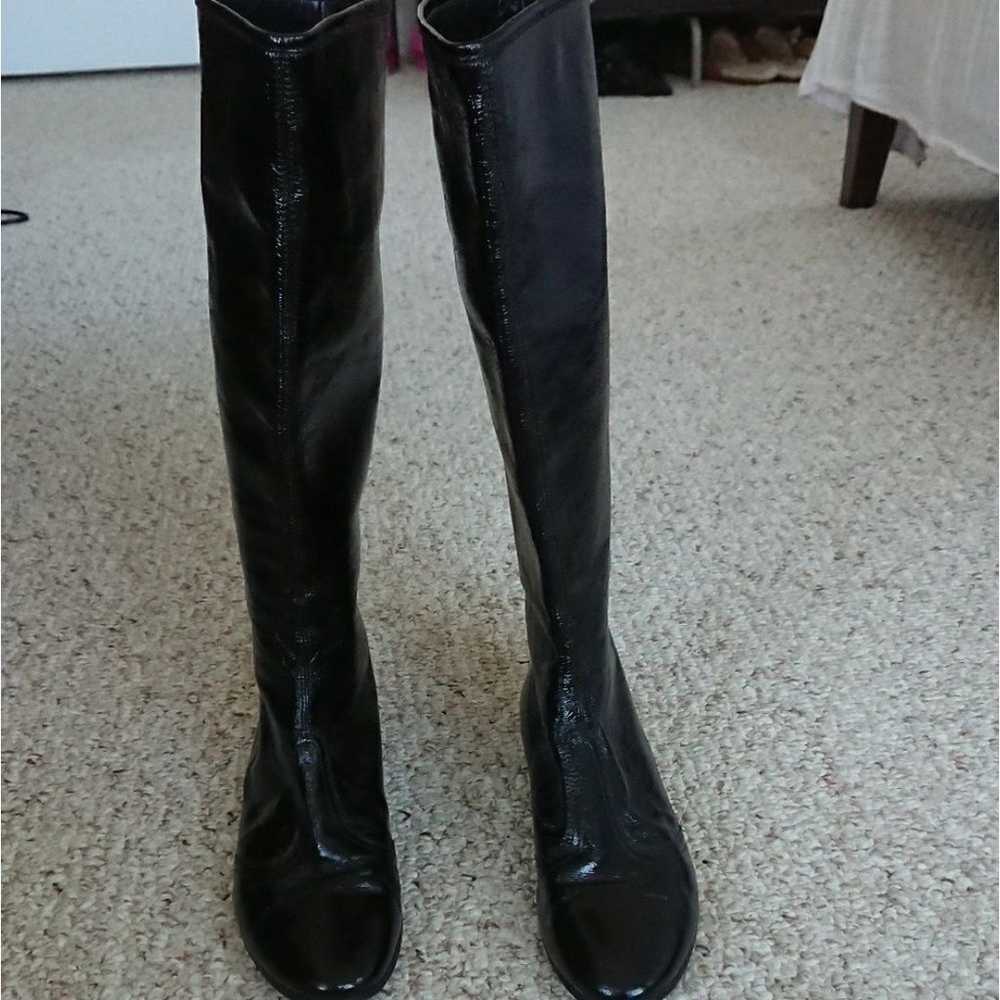 Sigerson Morrison Patent Leather knee High boots … - image 3