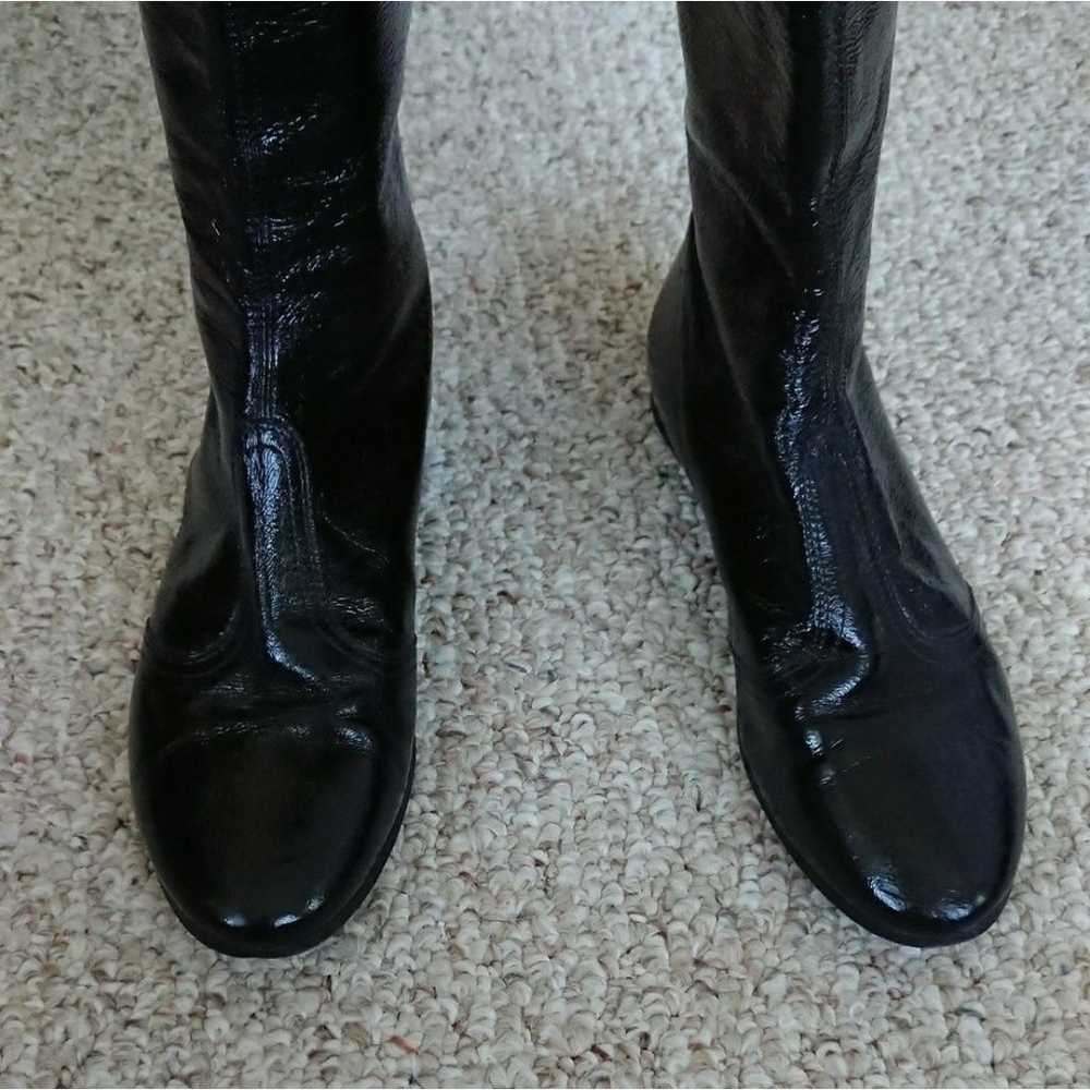 Sigerson Morrison Patent Leather knee High boots … - image 4