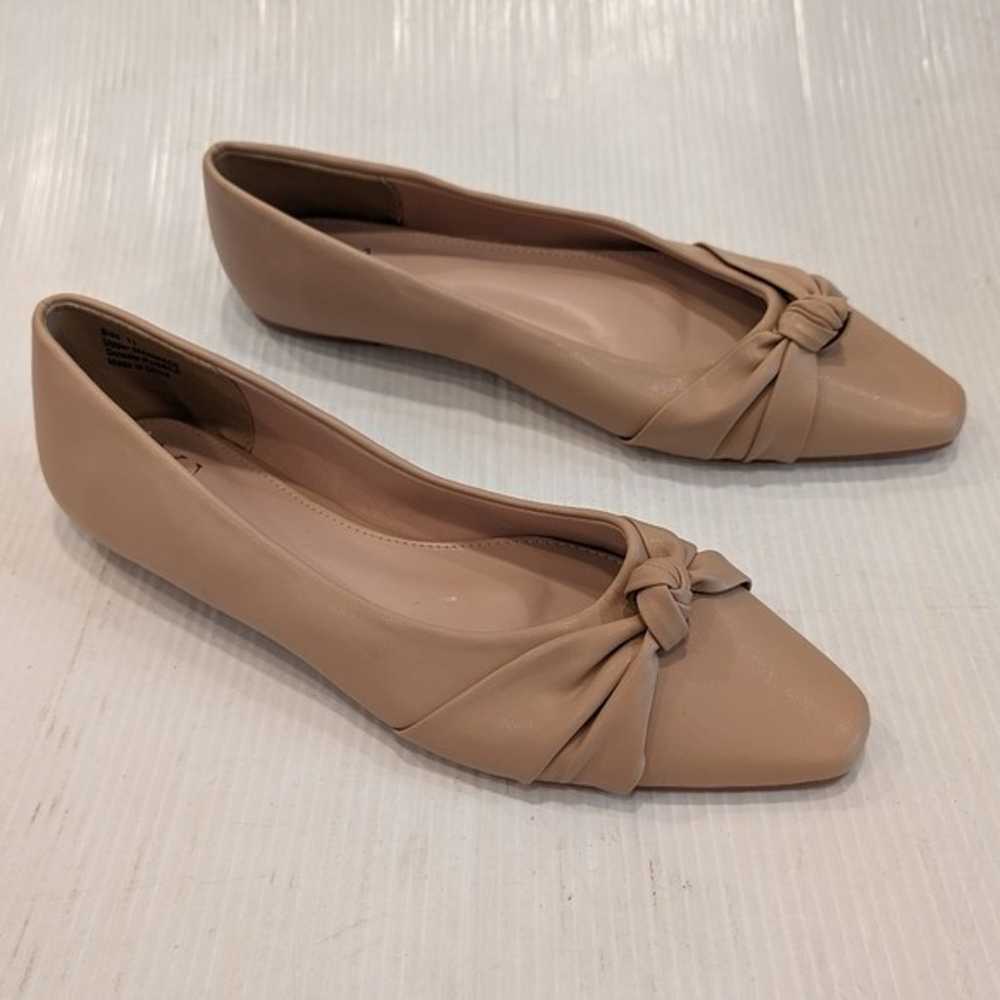 NY&CO Women's Noa Ballet Flats Beige Knot Slip-on… - image 10