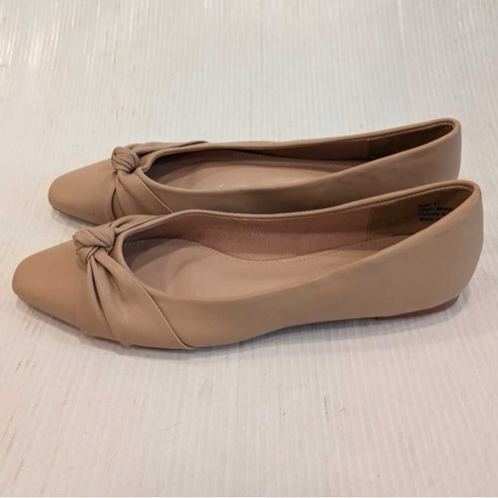 NY&CO Women's Noa Ballet Flats Beige Knot Slip-on… - image 2