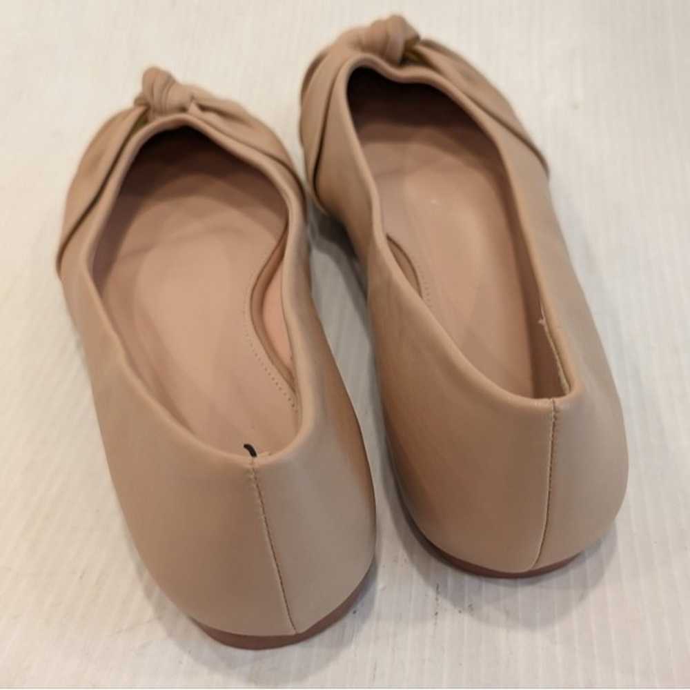 NY&CO Women's Noa Ballet Flats Beige Knot Slip-on… - image 5