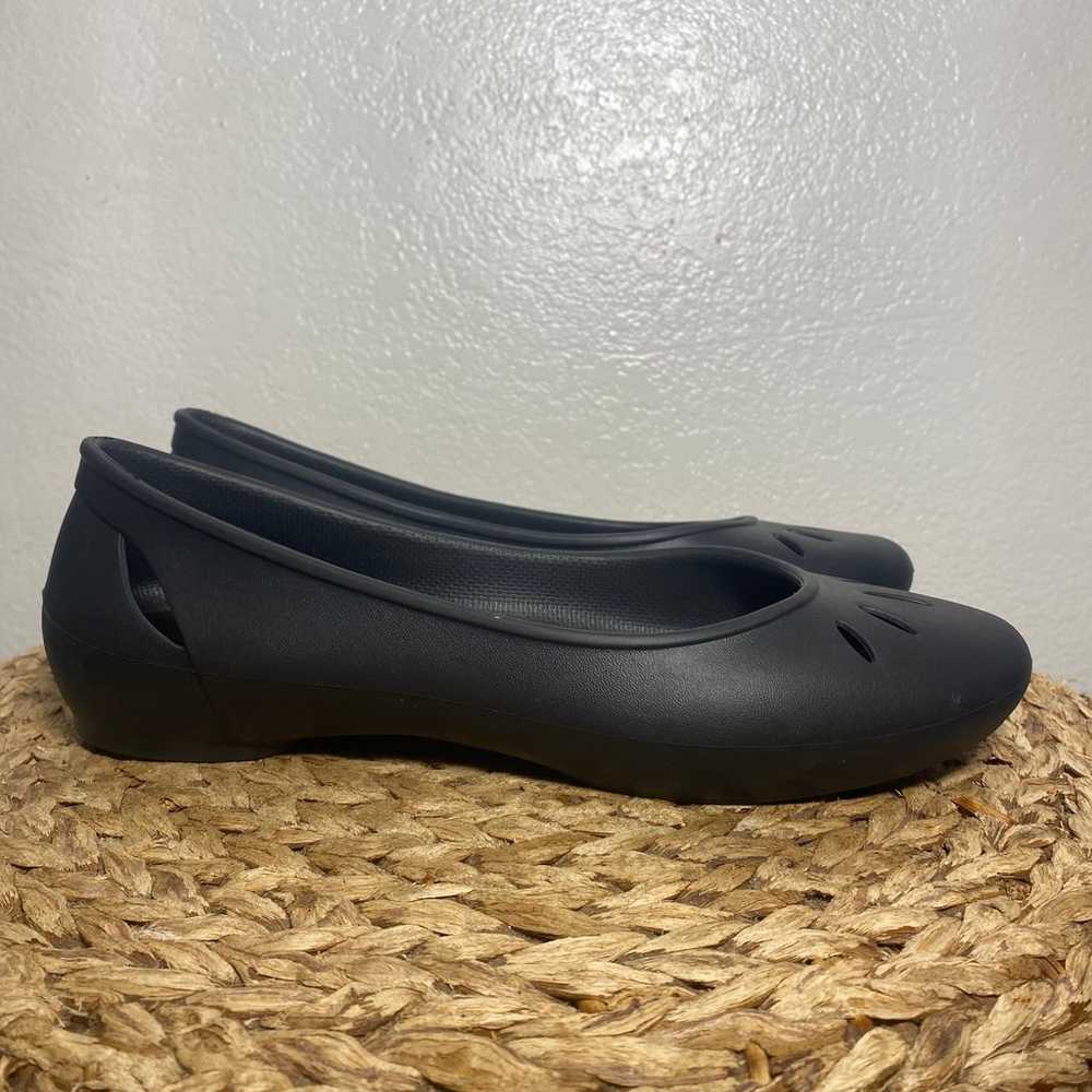 Crocs kadee black flats - image 1