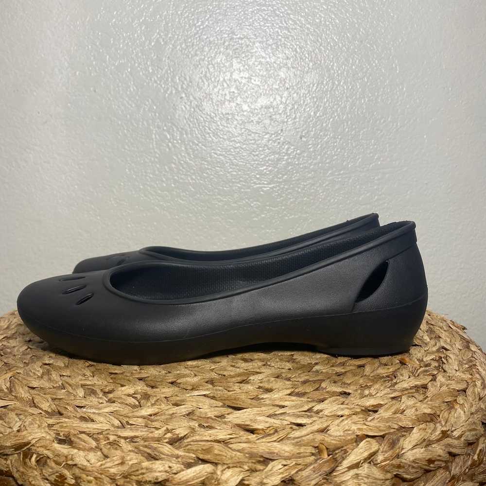 Crocs kadee black flats - image 3