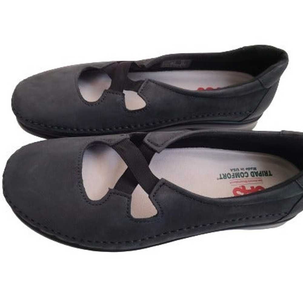 SAS Tripod Comfort Soft Step Black Suede Slip On … - image 2