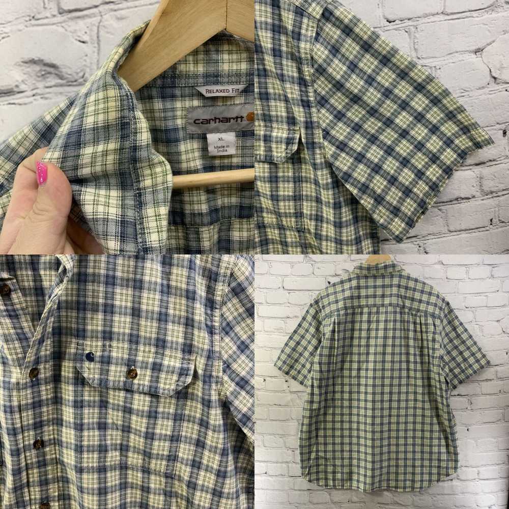 Carhartt Carhartt Plaid Shirt Mens Sz XL Relax Fi… - image 4