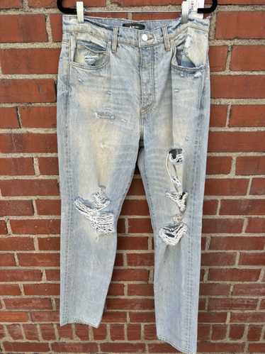 Amiri Amiri distressed blue jean