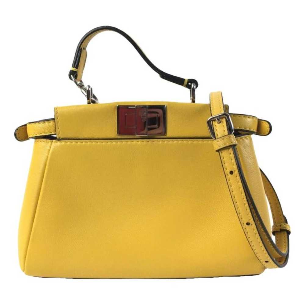 Fendi Peekaboo leather mini bag - image 1