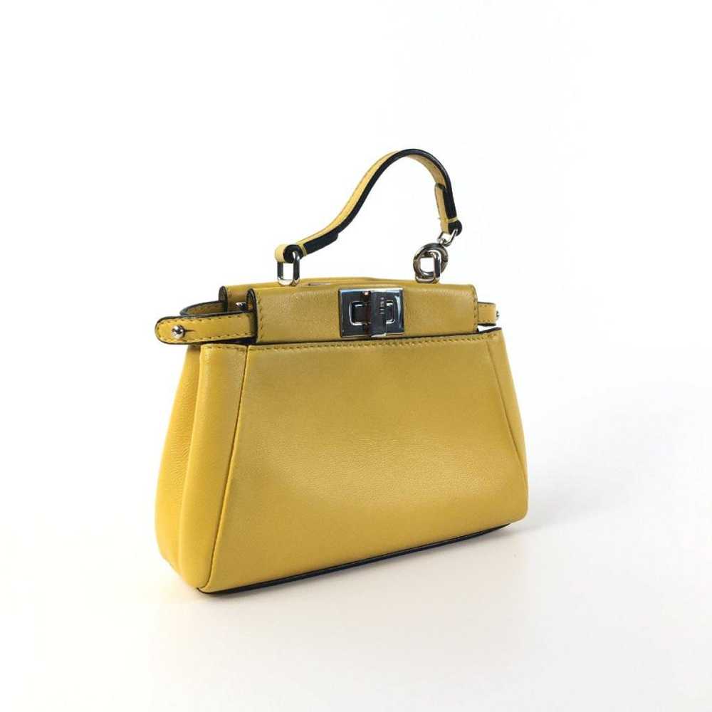 Fendi Peekaboo leather mini bag - image 3