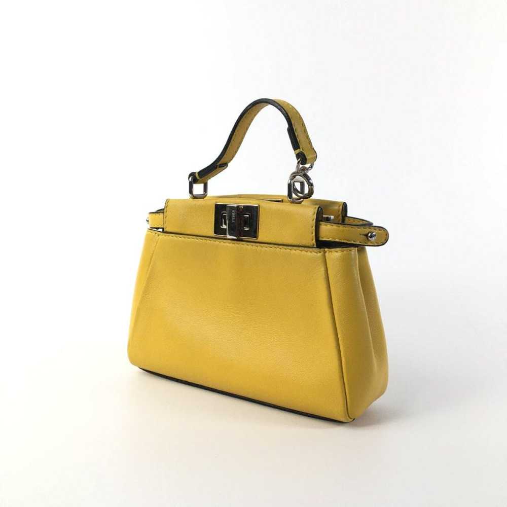 Fendi Peekaboo leather mini bag - image 4