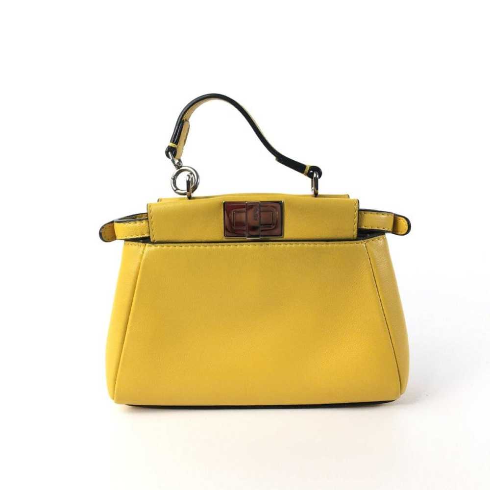 Fendi Peekaboo leather mini bag - image 6