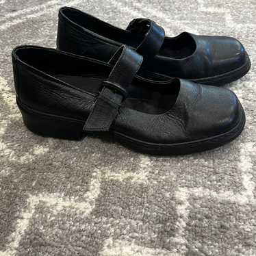 JOSEF SEIBEL Black Mary Jane Shoes Sz 43