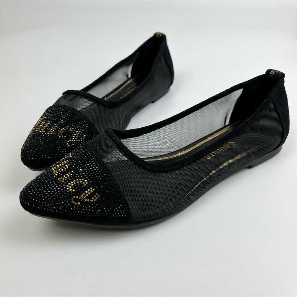 Juicy Couture • Penny Black Mesh Flats - image 1